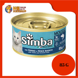 SIMBA CAT MOUSSE TUNA & OCEAN FISH 85G X 24UNIT