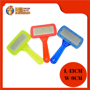 JBN PET CRYSTAL COLOUR SLICKER BRUSH [10120]